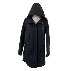 Eileen Fisher Soft Shell Black Coat Size M